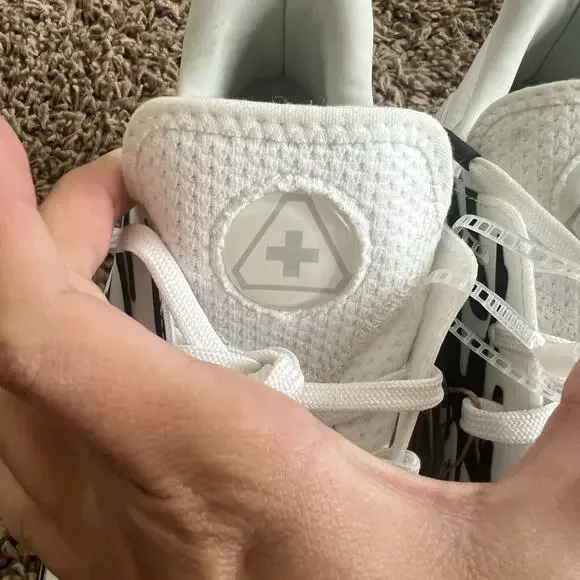 Adidas Adizero 12.0 Poison Football Cleats Men's Sizes Black White Sz 16 - Picture 12 of 13